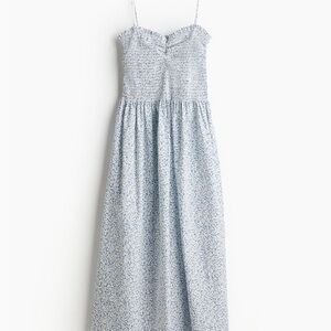 H&M Women's Floral Dress Size S Removable Straps Romantic, Spring, Cottage Core